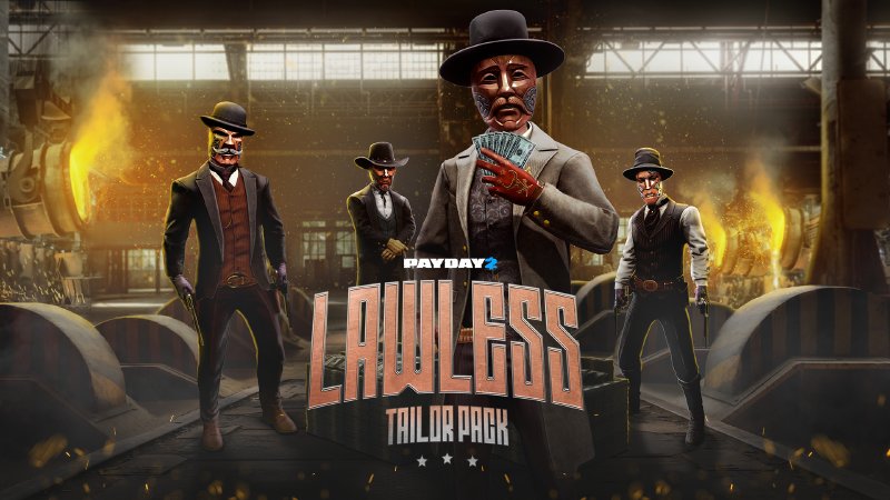 A new DLC for PAYDAY 2 - The Lawless Tailor Pack and Crude Awakening Bundle released
