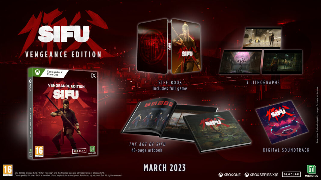 The retail editions of Sifu for Xbox Series X and Xbox One will be available on March 30